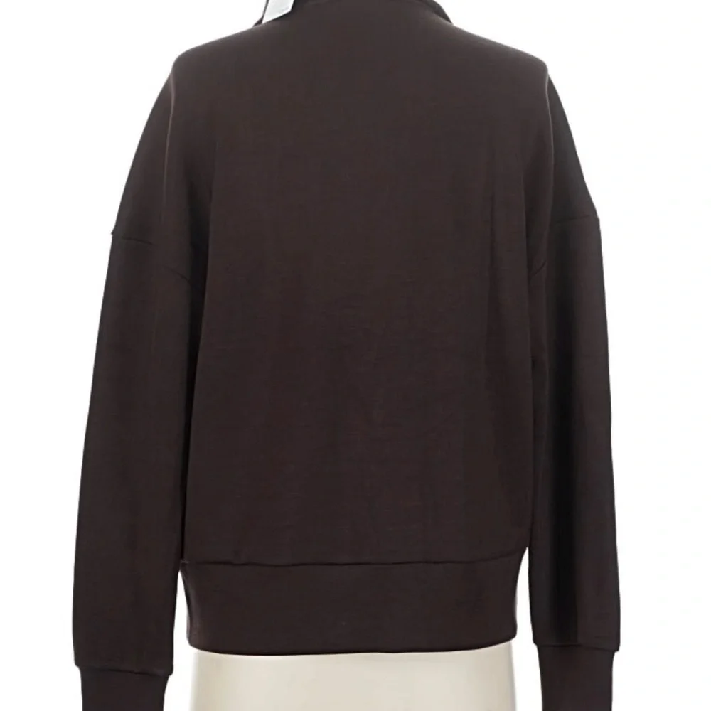 🤎NEW VARLEY keller half zip pullover in coffee bean XXS🤎